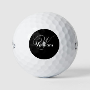 Trauzeugen Geschenk Klassisch Schwarz Weiß Grau Mo Golfball