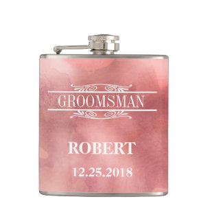 Trauzeugen-Hochzeits-Hip-Flask Flachmann