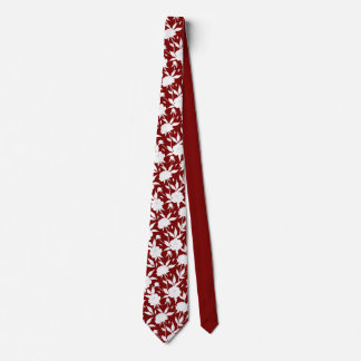 Trauzeugen mit Rot-Weiß-Blumenmuster Hochzeit Krawatte