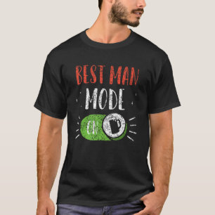 Trauzeugen-Modus auf Junggesellenabschied Bräutiga T-Shirt