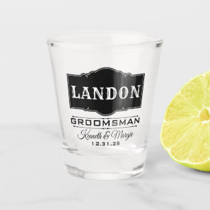 Trauzeugen personalisiertes Schnapsglas