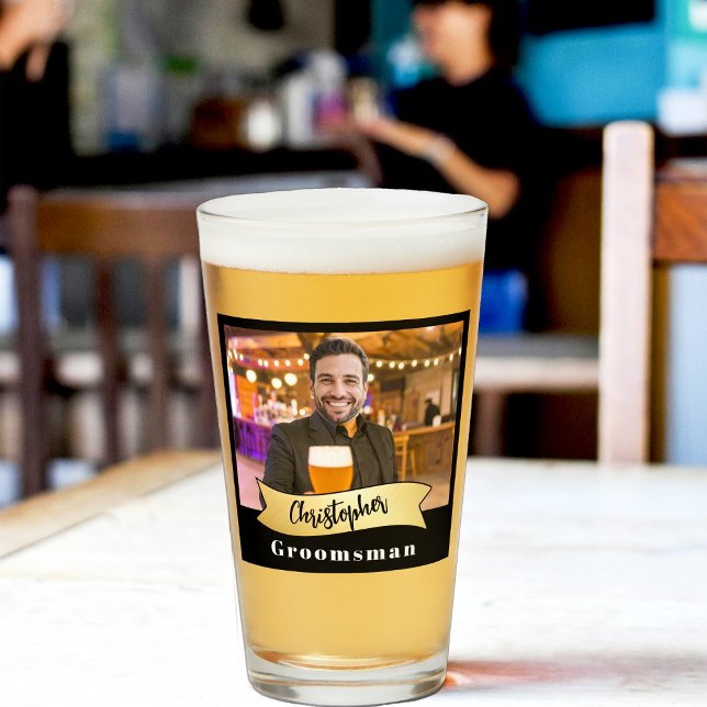 Trauzeugen Pint Glass Series: Der Bier-Boss Glas (Von Creator hochgeladen)