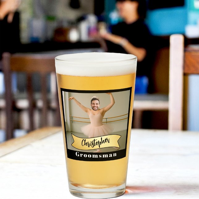 Trauzeugen Pint Glass Series: Die Barre Tender Glas (Von Creator hochgeladen)