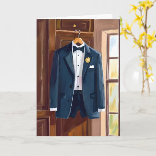 Trauzeugen-Tuxedo-Hochzeits-Junggesellen-Abschied  Karte