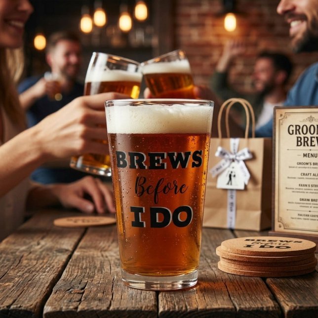 Trauzeugen Vorschlag Glas, Brew vor i do Glas (Von Creator hochgeladen)