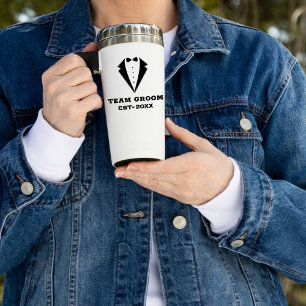 Trauzeugen Vorschlag Glas, Teamraum Personalisiert Reisebecher