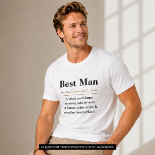 Trauzeugen Wörterbuch-Definition Hochzeitsgesellsc Tri-Blend Shirt