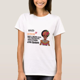 Trauzeugin Afrikanischer inspirierter T - Shirt