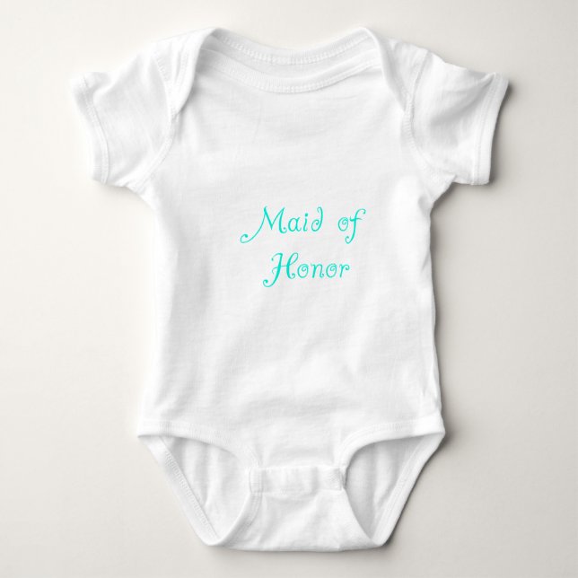 Trauzeugin Baby Strampler (Vorderseite)