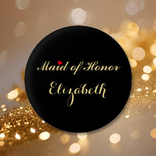 Trauzeugin Bridal Junggeselinnen-Abschied Wedding Button