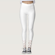 Trauzeugin Bridal Rose Gold Glitzer Leggings