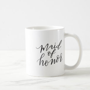 Trauzeugin Bride Bridal Wedding Groom Blk Lett Kaffeetasse