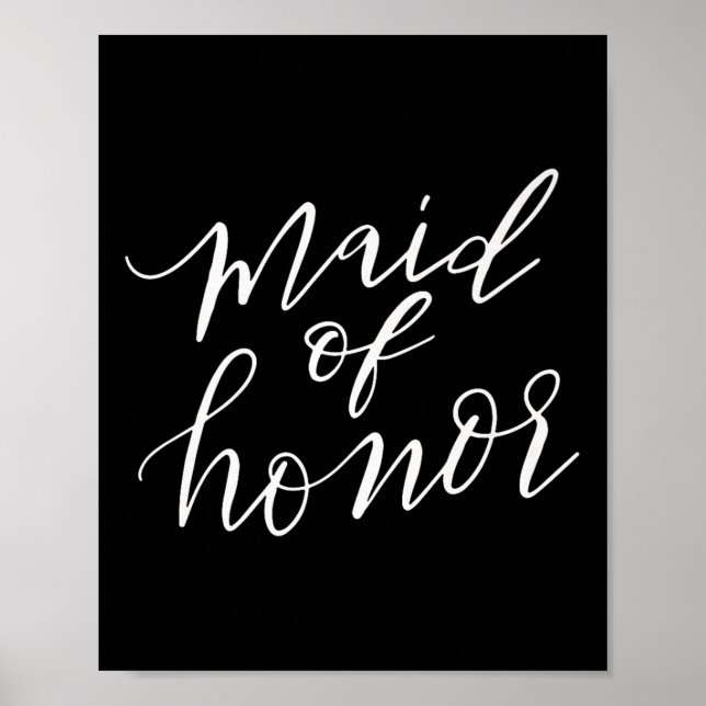 Trauzeugin Bride Bridal Wedding Groom Funny Gif Poster (Vorne)