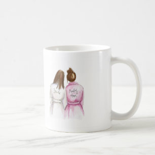 Trauzeugin? Brünette Braut-kastanienbraunes Kaffeetasse