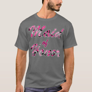 Trauzeugin Country Wedding Camouflage T-Shirt