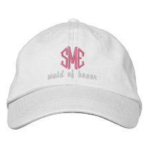 Trauzeugin Custom Wedding Monogram Baseball Cap