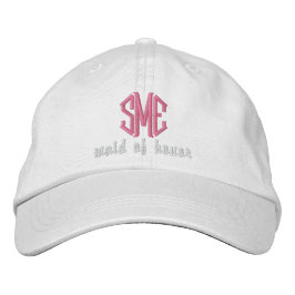 Trauzeugin Custom Wedding Monogram Baseball Cap Bestickte Baseballkappe