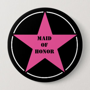 Trauzeugin Disco Cowgirl Junggeselinnen-Abschied Button