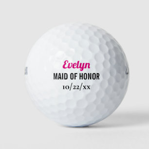 Trauzeugin Gastgeschenk Hochzeit Junggeselinnen-Ab Golfball