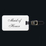 "Trauzeugin" Gepäckmarke Gepäckanhänger<br><div class="desc">"Trauzeugin" Der Gepäcktag ist das perfekte Geschenk! Spaß für Hochzeiten in Urlaubsort! Bereit für Informationen auf der Rückseite.</div>