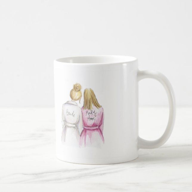 Trauzeugin? Gerades Mädchen Tasse (Rechts)