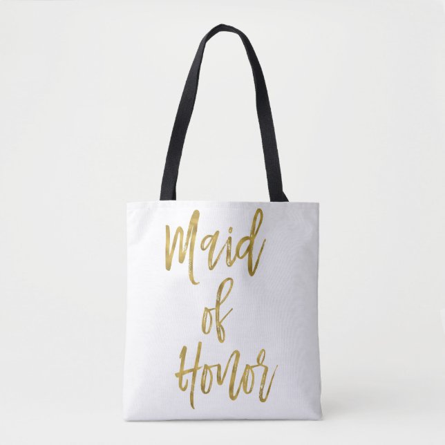 Trauzeugin Gold Wedding Bag (Vorderseite)