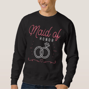 Trauzeugin Hochzeit Brautparty Ehe Frauen Sweatshirt