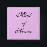 Trauzeugin-Knopf Button<br><div class="desc">So alle wissen Sie - wer ist,  wer!</div>