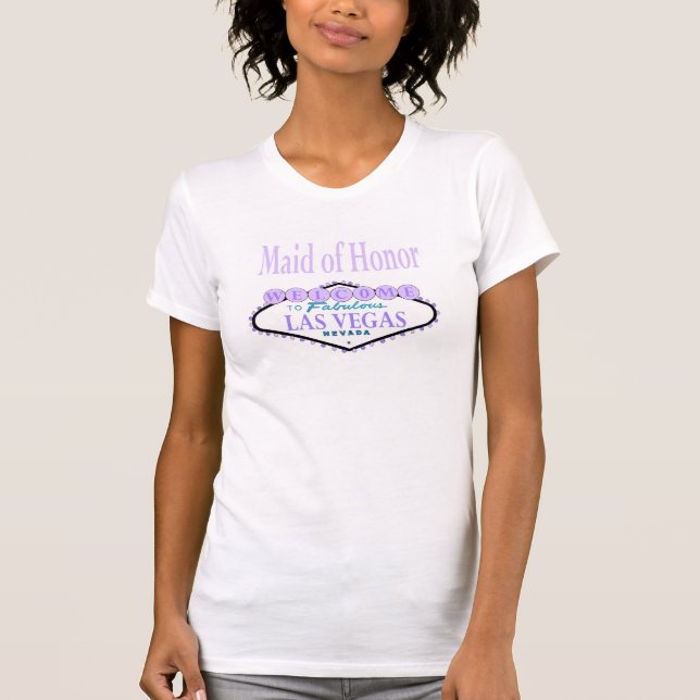 Trauzeugin Las Vegas Lilac Camisole T-Shirt (Vorderseite)