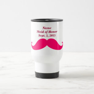 Trauzeugin Pink Mustache Reisen/ Tasse