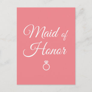 Trauzeugin Postkarte