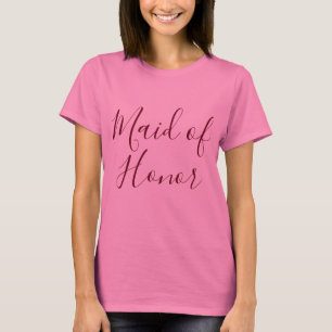 Trauzeugin-Rosa T-Shirt
