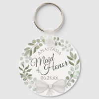 Trauzeugin Rustic Eukalyptus Wreath Wedding