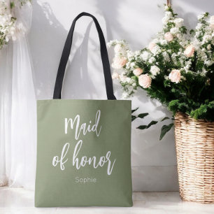 Trauzeugin Sage Green Wedding