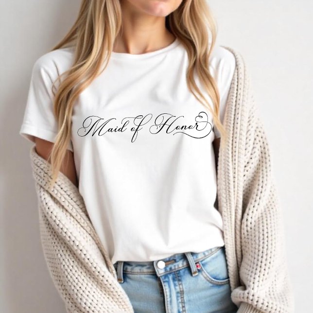 Trauzeugin Shirt - Elegantes Brautparty T-Shirt (Maid of Honor Tee)