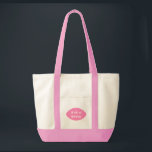 Trauzeugin Tote Bag Tragetasche<br><div class="desc">Dieser Totbeutel ist in Naturfarbe und rosa mit Trauzeugin gedruckt. Passen Sie diese Tasche an oder kaufen Sie,  wie es ist.</div>