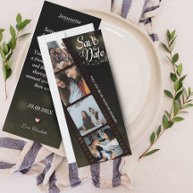 Trauzeugin Vorschlagskarte mit 4-Foto Collage