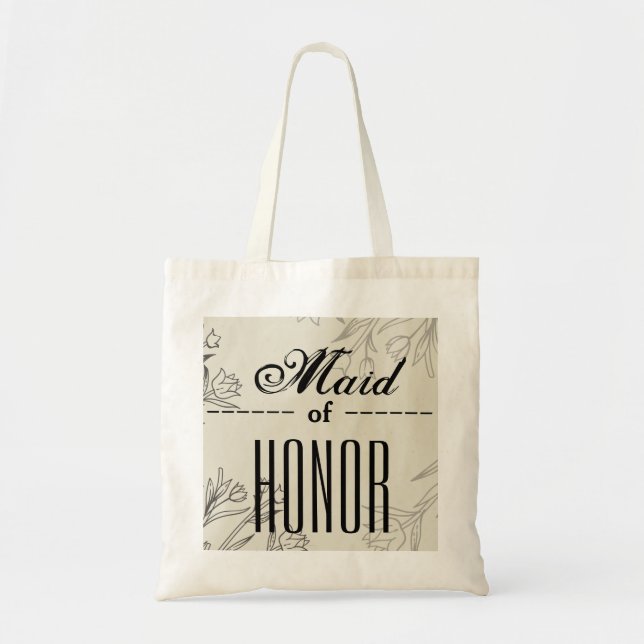 Trauzeugin Wedding Personalisiert Tote Bag Tragetasche (Vorne)