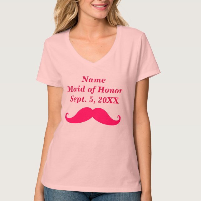 Trauzeugin Women's Hanes Nano V-Neck T - Shirt (Vorderseite)