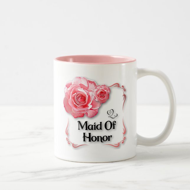 Trauzeugin Zweifarbige Tasse (Rechts)