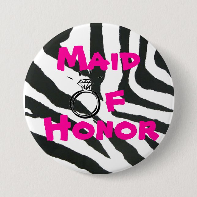 TrauzeuginZebra Button (Vorderseite)