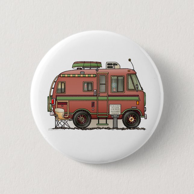 Travco BewegungsZuhause-Camper RV Button (Vorderseite)