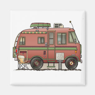 Travco BewegungsZuhause-Camper RV Magnet