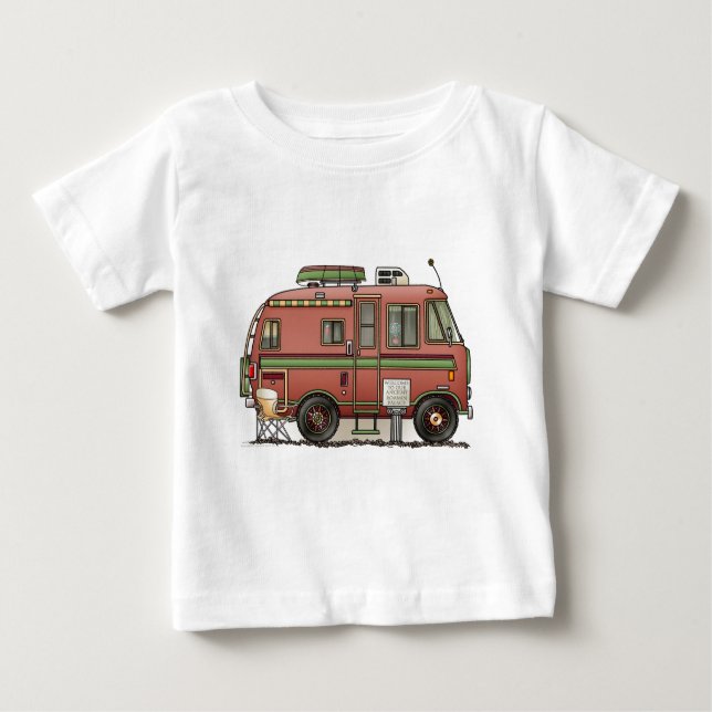 Travco Motor Zuhause Camper RV Baby T-shirt (Vorderseite)
