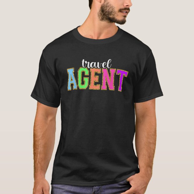 Travel Agent  Back to School Worker Appreciation T-Shirt (Vorderseite)