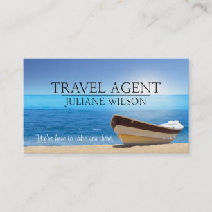 Travel Agent Business Card Visitenkarte