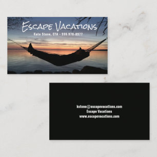 Travel Agent Vacacation Business Card Visitenkarte