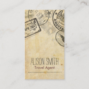 Travel Agent Visitenkarte