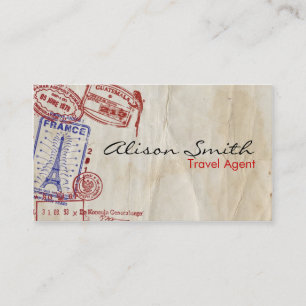 Travel Agent Visitenkarte