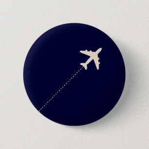 TRAVEL AIRPLANE WITH DOTTED BUTTON